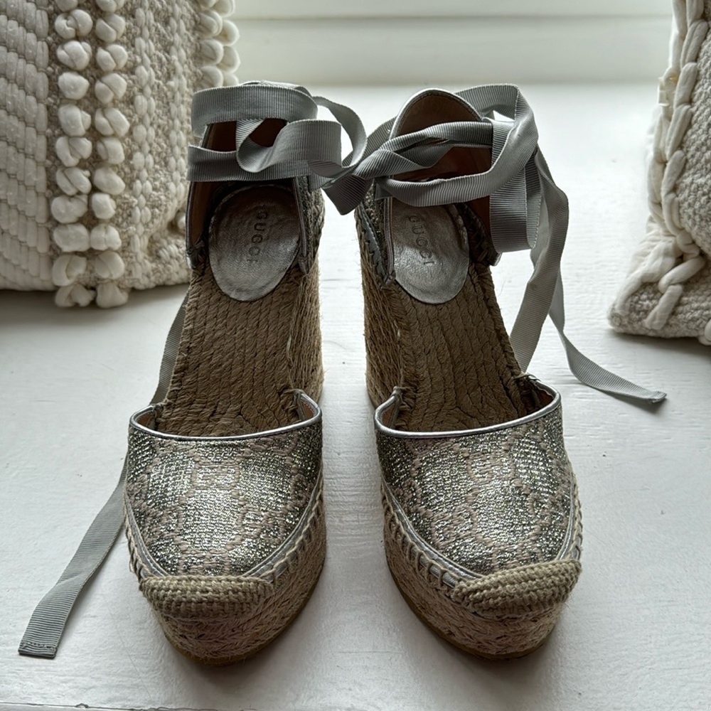 Gucci espadrilles wedges